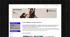 Desktop Screenshot of bavaria-sportsfood.de